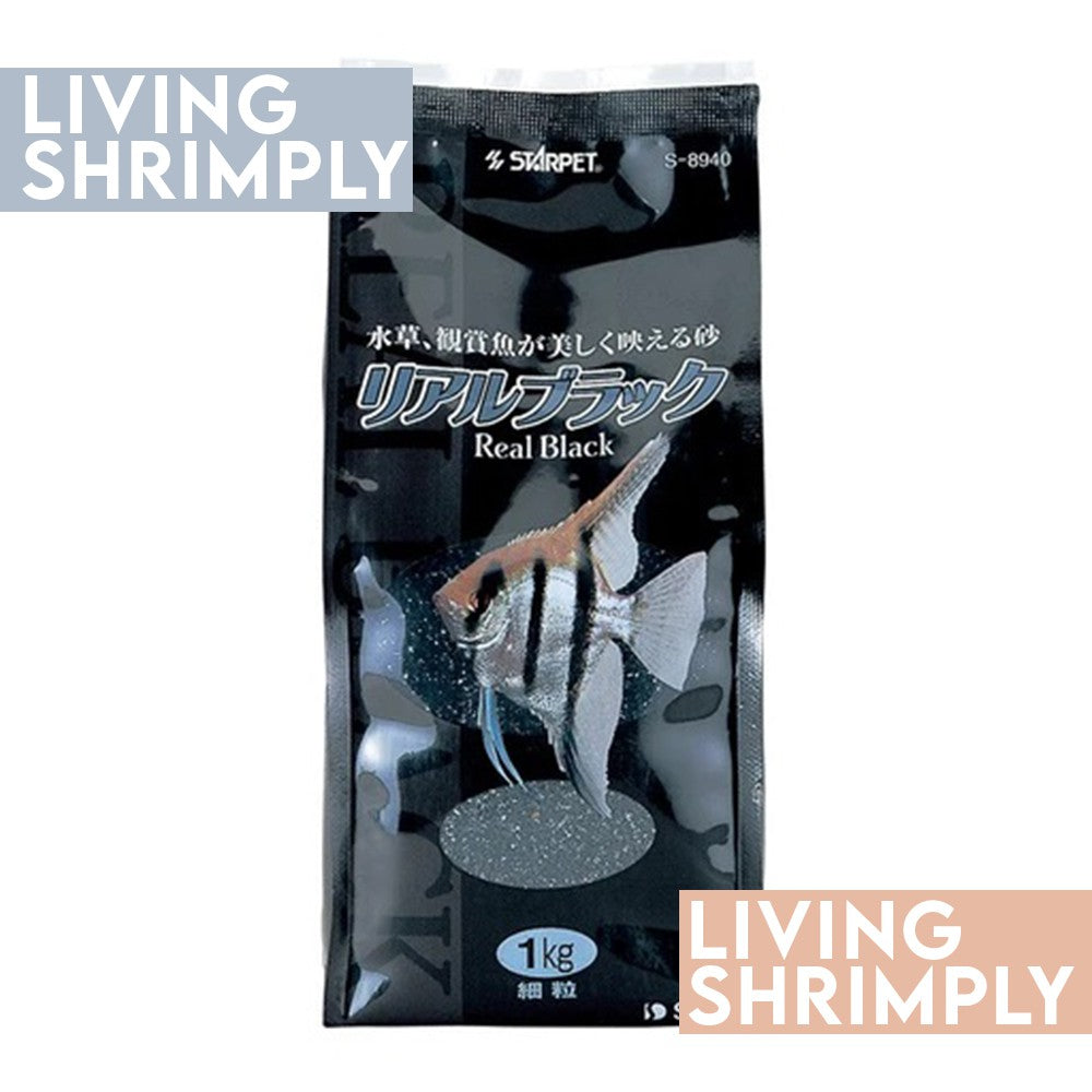 SUDO Real Black Sand For Aquarium Living Shrimply