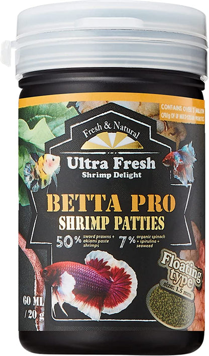 AZOO Plus Ultra Fresh Betta Pro Shrimp Patties