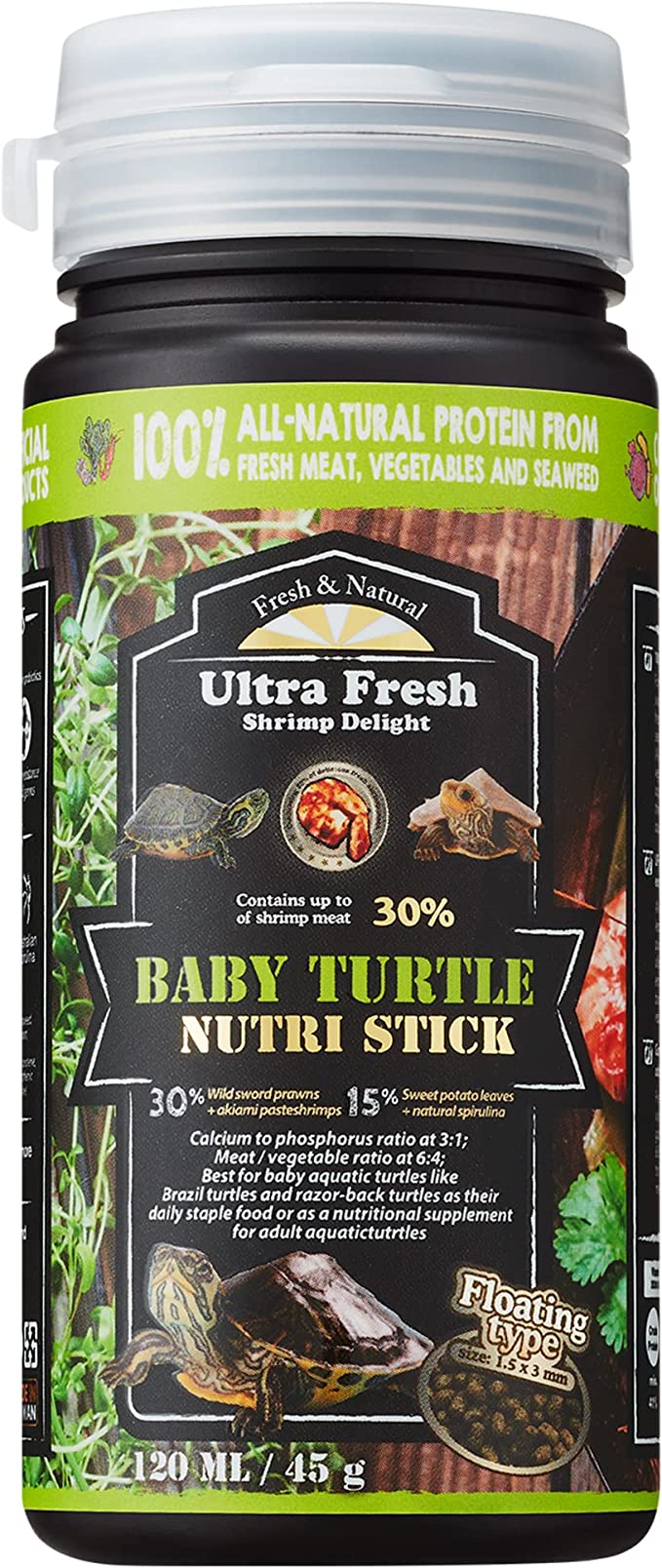 AZOO Plus Ultra Fresh Baby Turtle Nutri Sticks