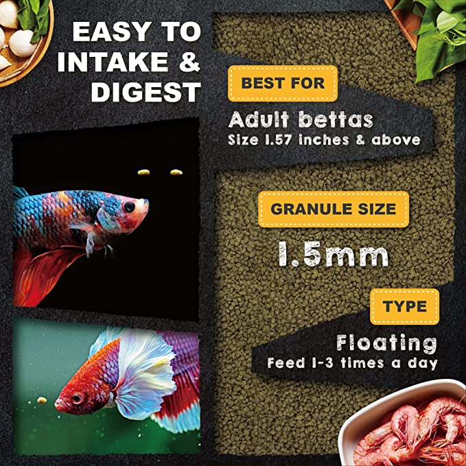 AZOO Plus Ultra Fresh Ornamental Fish Shrimp Patties