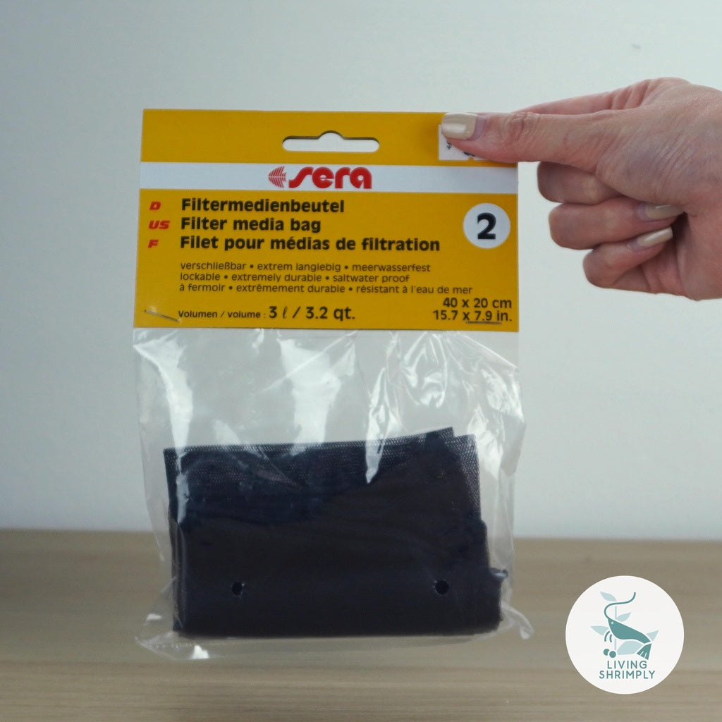 SERA Filter Bag for Media 40cmx20cm 25cmx15cm,