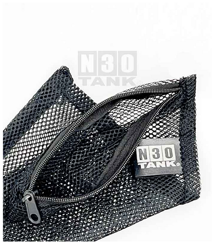 N30 Black Mesh Zip Bag